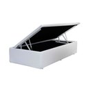 Ver imagem 1 de Base Box Bau Solteiro Premium Santo Box Sintético 47x78x188:branco