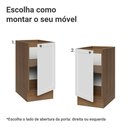 Ver imagem 4 de Balcão de Cozinha 40 cm 1 Porta (sem Tampo) Rustic/Branco Vik Madesa