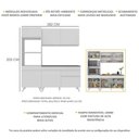 Ver imagem 5 de Armário De Cozinha Compacta 3 Peças Mp3694.891 Veneza Multimóveis Branco