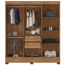 Ver imagem 3 de Guarda Roupa Casal 6 Portas 62320 Amendola Touch Demobile