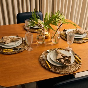 Conjunto Completo Mesa Posta Portina - Alma Rústica Porcelana sem Copos/taças - 36 Peças