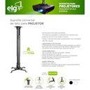 Ver imagem 3 de Suporte Projetor com Ajuste de Altura Pro1100 Preto Elg