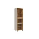 Ver mais imagens de Paneleiro Allure com 4 Portas e 1 Prateleira MDF 70cm Jequitiba-Gris Linea Brasil