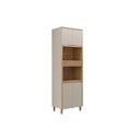 Ver imagem 1 de Paneleiro Allure com 4 Portas e 1 Prateleira MDF 70cm Jequitiba-Gris Linea Brasil