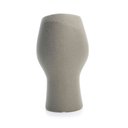 Ver imagem 5 de Vaso Decorativo Rosto Cinza Escuro em Cerâmica 25,5x26cm - D’Rossi
