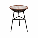 Ver imagem 1 de Mesinha de Canto Acapulco para Todos Os Ambientes Marrom (acompanha Vidro)