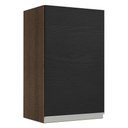 Ver imagem 1 de Armário de Cozinha Aéreo 40 cm 1 Porta Rustic/Preto Glamy Madesa