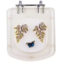 Ver imagem 1 de Tampa De Vaso Decorada Bali Transparente Para Bacia Incepa