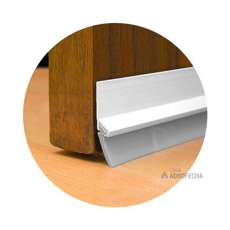 Veda Porta Adesivo PVC Stamaco 100cm Branca - 3