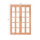 Ver imagem 2 de Porta de Correr de Madeira 216CMX160CMX12CM PE631 Esel Marrom