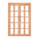 Ver imagem 1 de Porta de Correr de Madeira 216CMX160CMX12CM PE631 Esel Marrom