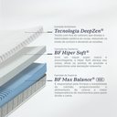 Ver imagem 5 de Colchão Casal Ortopédico Bf Antistress a Vácuo 138x188cm Bf Colchões