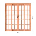 Ver imagem 4 de Porta de Correr de Madeira 216CMX180CMX12CM PE631 Esel Marrom