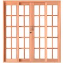 Ver imagem 1 de Porta de Correr de Madeira 216CMX180CMX12CM PE631 Esel Marrom