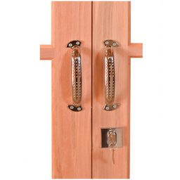 Porta de Correr de Madeira 216cmx180cmx12cm PE631 Esel - 6