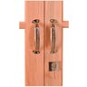Porta de Correr de Madeira 216cmx180cmx12cm PE631 Esel - 6