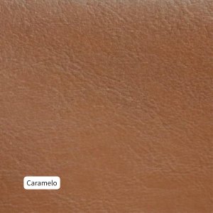 Sofá Classic em Corino Moderno Sala Recepção Escritório Hall:caramelo