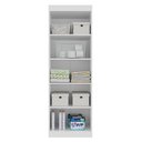 Ver imagem 2 de Armário Multiuso Organizador 02 Portas 100% em MDF Móveis Rimo - Branco