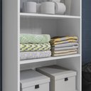 Ver imagem 5 de Armário Multiuso Organizador 02 Portas 100% em Mdf Móveis Rimo - Branco