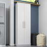 Armário Multiuso Organizador 02 Portas 100% em Mdf Móveis Rimo - Branco - 1