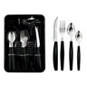 Conjunto de Talheres Home em Aço Inox Preto 25 Peças - 4