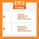 Ver imagem 3 de Kit - Jogo de Faca e Garfo Buzios 48 Peças em Aço Inox Ibag - Tramontina