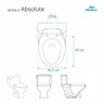 Tampa De Vaso Absolute Branco Para Bacia Ideal Standard - 4