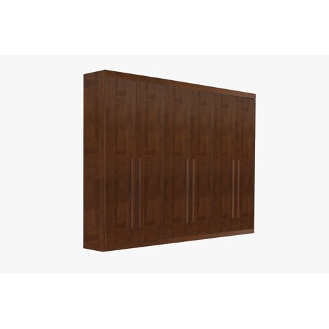 Guarda Roupa Casal Uberaba 6 Portas de Abrir 4 Gavetas:new Canion