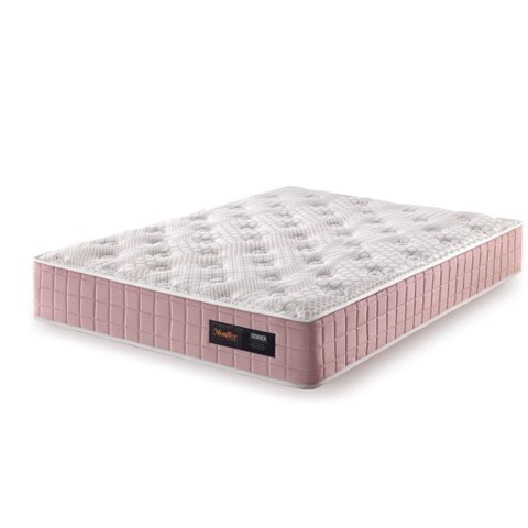 Colchão King Size 193x203x30cm com Molas Ensacadas Denver Rosa
