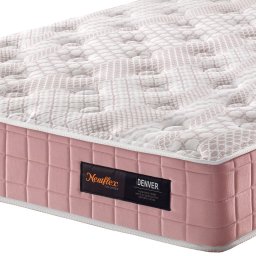 Colchão King Size 193x203x30cm com Molas Ensacadas Denver Rosa - 5