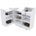 Ver imagem 7 de BALCÃO VITRINE CAIXA MDF M205.2021.B (LOJA, CAIXA, COMÉRCIO) MUNDI MOVEIS