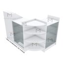 Ver imagem 5 de BALCÃO VITRINE CAIXA MDF M205.2021.B (LOJA, CAIXA, COMÉRCIO) MUNDI MOVEIS