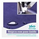 Ver imagem 4 de Armário Portátil Prateleiras Organizador Brinquedos Arara Cabideiro Sapatos Azul