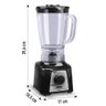 Liquidificador Power Mix Essential Preto 700w Arno - 3
