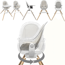 Cadeirinha de Alimentação Marcus & Marcus 3 em 1 360 Cinza - 5