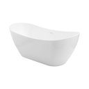 Ver imagem 2 de Banheira Freestanding Imersão Acrílico 170 Cm Rutilo Pingoo.casa - Branco