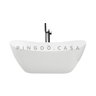 Banheira Freestanding Imersão Acrílico 170 Cm Rutilo Pingoo.casa - Branco - 5