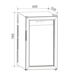 Adega Invita 28 Garrafas Inox Bivolt I-cv-fs-28-xv-3hoa - 2