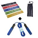 Ver imagem 2 de Kit Corda de Pular Azul + 5 Mini Band Ahead Sports