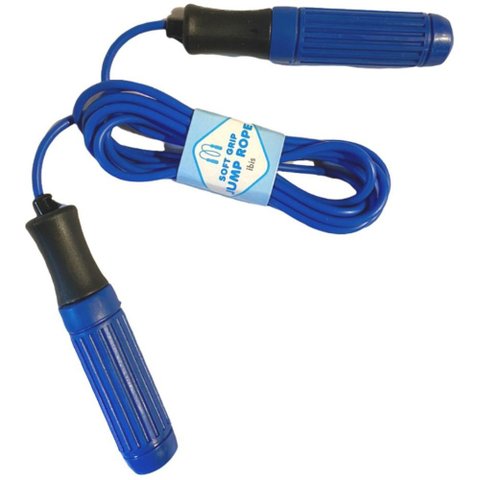 Kit Corda de Pular Azul + 5 Mini Band Ahead Sports
