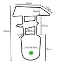 Ver imagem 6 de Poço de Jardim Decorativo 130cm Balde com Queda d'Água 220V