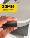 Ver imagem 2 de Colchonete Eva 100x50x2cm Preto/Cinza