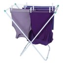Ver imagem 6 de Kit 2 Varal de Chão Retrátil Slim Mor
