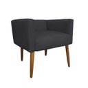 Ver imagem 1 de Banco Decorativo Nina Suede Grafite - Dominic Decor