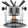 Rechaud Conjunto para Fondue Aço Inox 700ml pra Seis Pessoas - 1