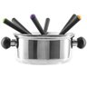 Rechaud Conjunto para Fondue Aço Inox 700ml pra Seis Pessoas - 4