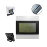RELOGIO TERMO HIGROMETRO LCD DESPERTADOR DIGITAL ESTACAO DE PREVISÃO METEOROLOGICA - 2