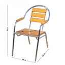 Ver imagem 5 de Conjunto Mesa 4 Cadeiras Eucalipto Móveis Pressa