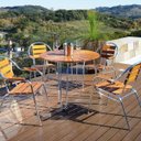 Ver imagem 3 de Conjunto Mesa 4 Cadeiras Eucalipto Móveis Pressa