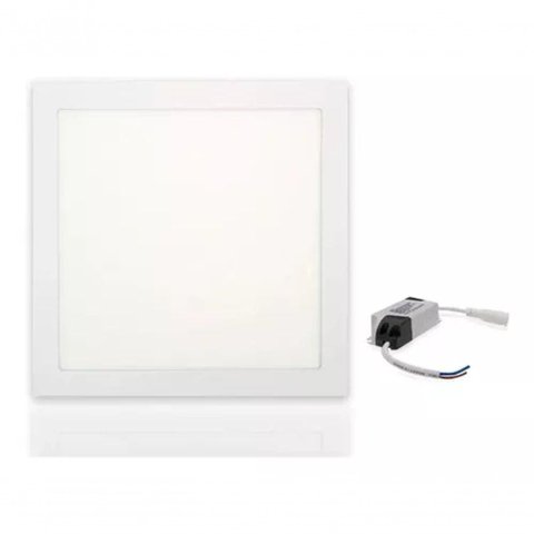 Painel Led Taschibra Frameless 24w Embutido Quadrado Branco - Bivolt